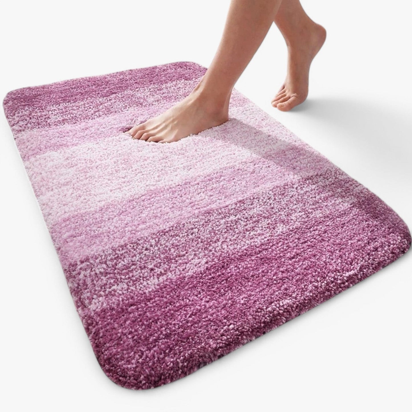 "Antislip badmat microvezel, super absorberend, blauw, droogt snel, voorkomt uitglijden, luxe en veilig voor badkamer"
