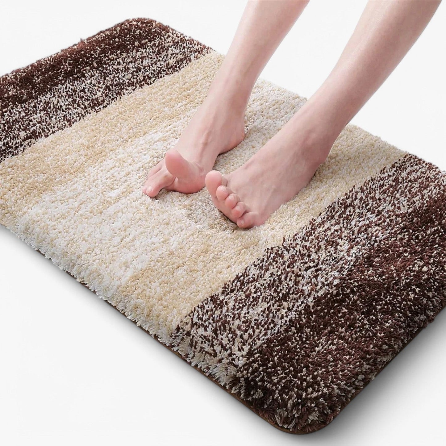"Antislip badmat microvezel, super absorberend, blauw, droogt snel, voorkomt uitglijden, luxe en veilig voor badkamer"
