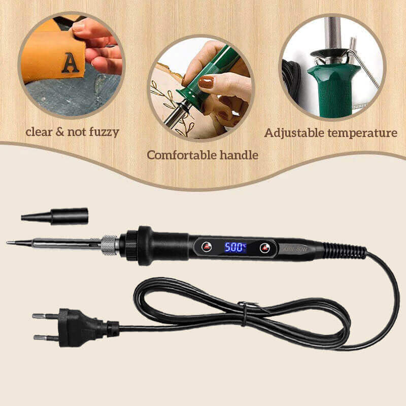 DIY Houtgraveerset: 26 Letters & Cijfers