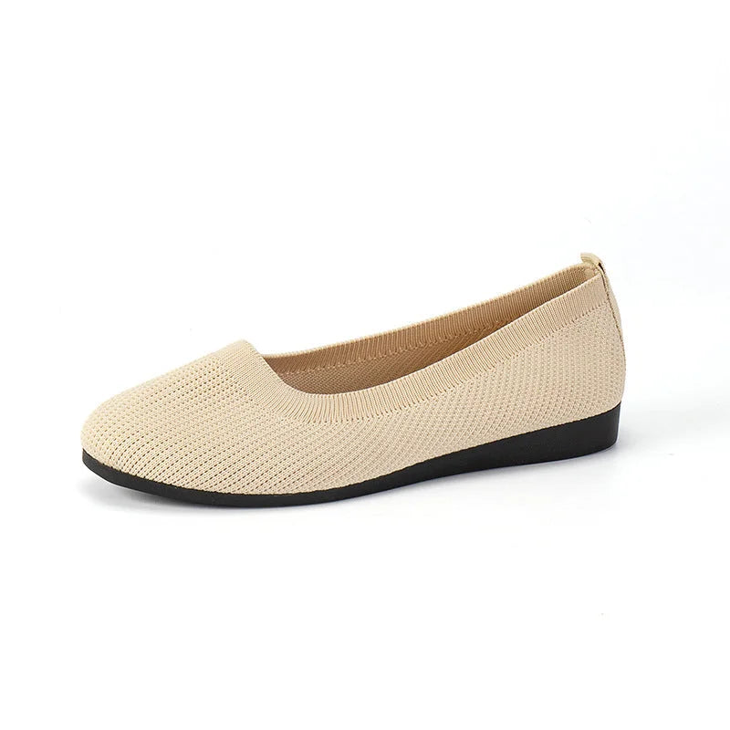 "Ballerina schoenen dames, antislip, elegant design, comfortabele pasvorm, ademend materiaal, ideaal voor dagelijks gebruik."