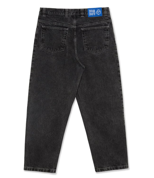 "Blauw oversized heren baggy skater jeans met losse pasvorm, perfect voor streetwear en casual stijl."