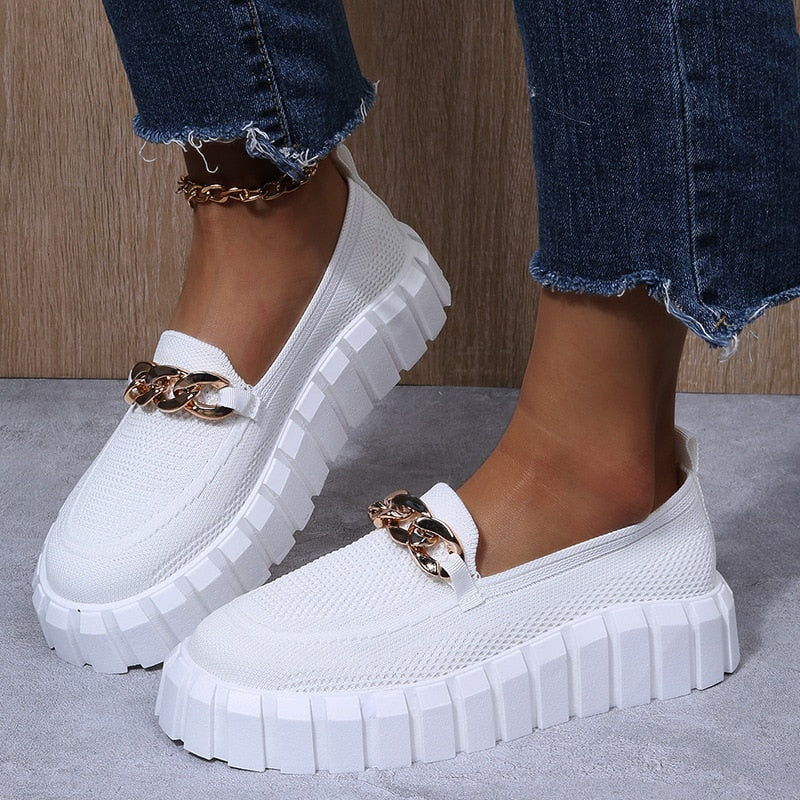 "Dania orthopedische sneakers voor dames met plateauzool, stijlvol en comfortabel, perfect voor dagelijks gebruik."