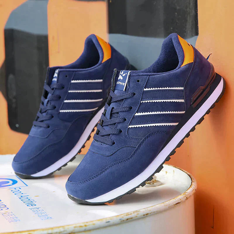 "Elegante klassieke herensneaker, minimalistisch ontwerp, hoogwaardig materiaal, comfortabel en duurzaam voor dagelijks gebru