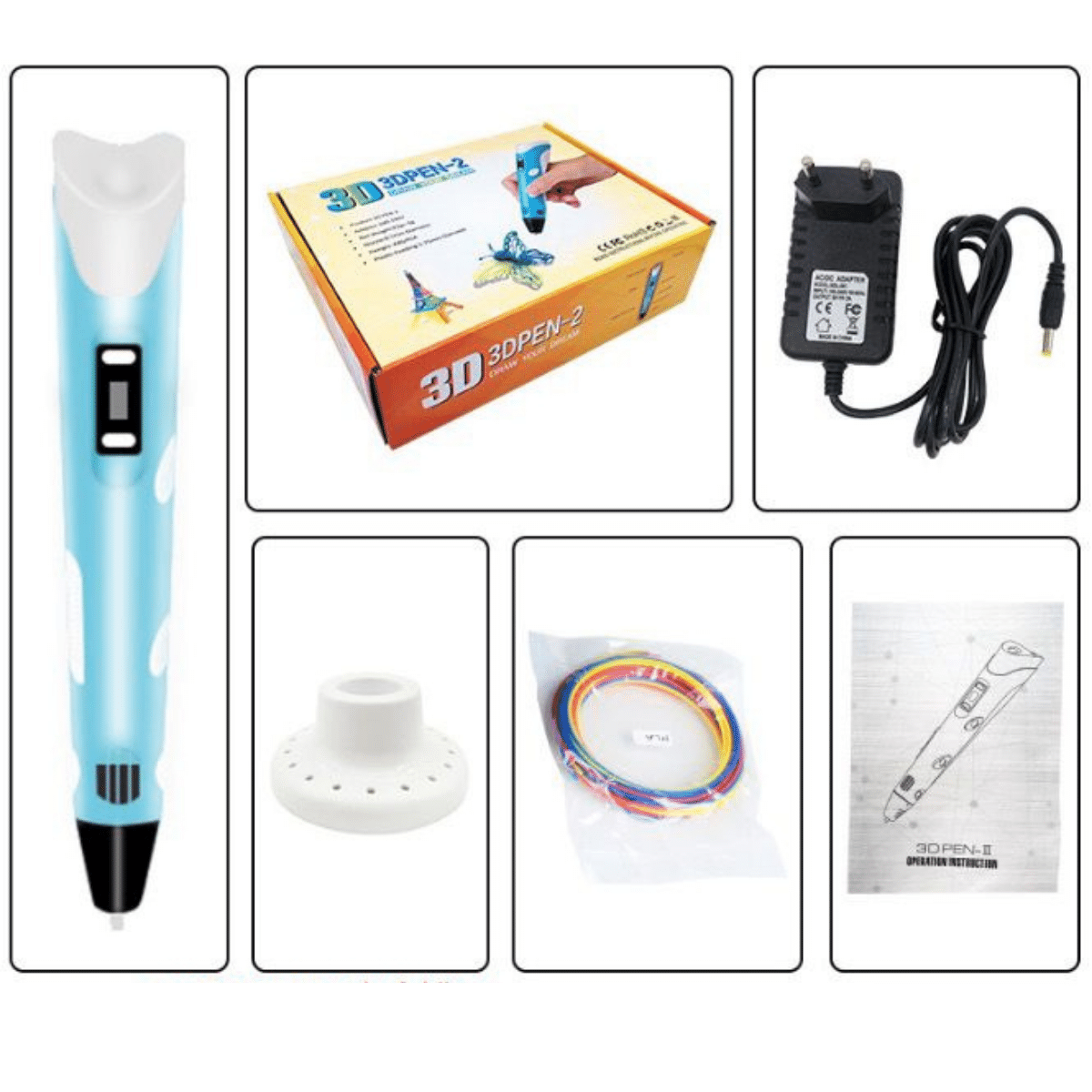 "Ergonomische 3D pen met verstelbare snelheid, lichtgrijs design, geschikt voor creatieve projecten, met precisiecontrole."