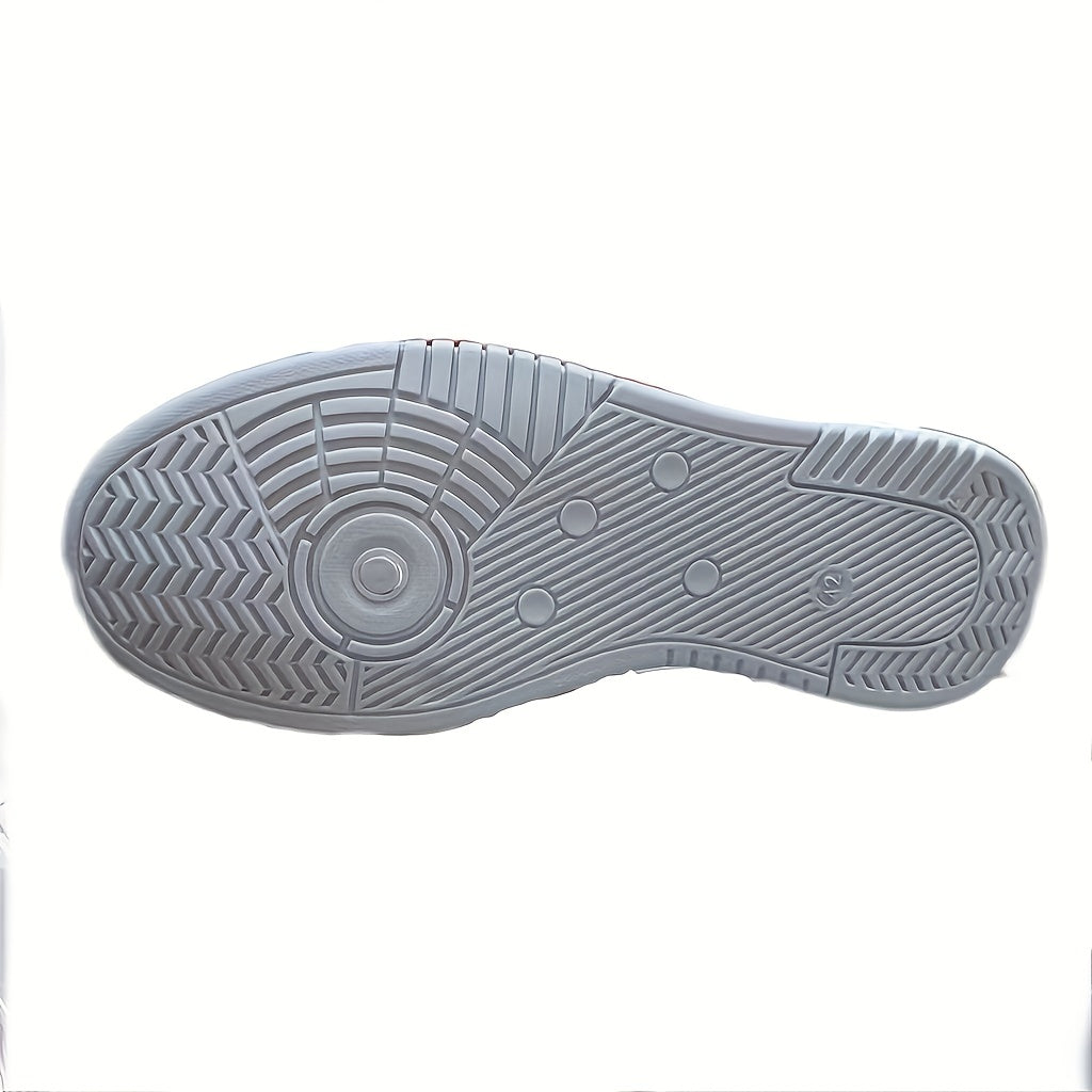 "Geometrische Ryker sneakers in geel, grijs of zwart voor heren, met ademend PU-materiaal en duurzame rubberzool."