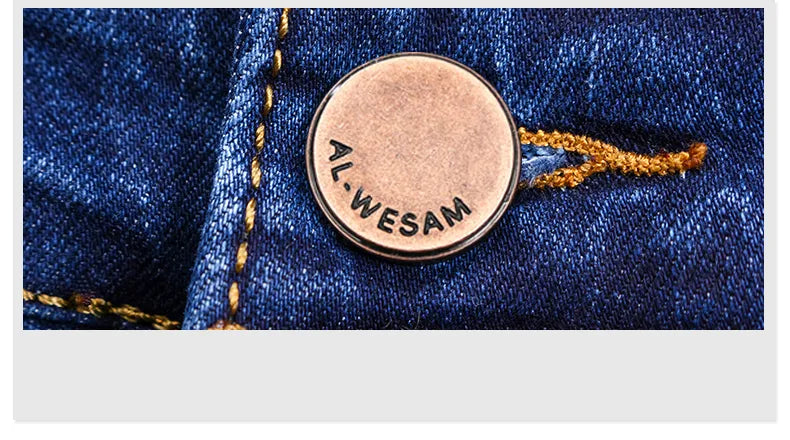 "Heren stretch jeans, slim fit, donkerblauw, nauwsluitend design, elegant en comfortabel voor elke gelegenheid."