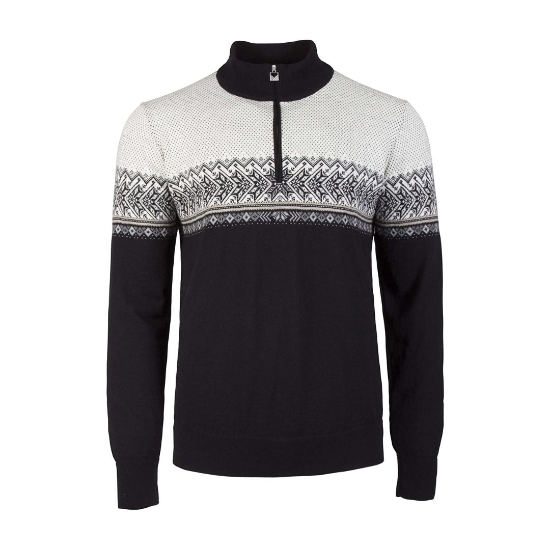 "Hovden heren trui in lichtgewicht stof met tijdloos patroon en elegante look, ideaal voor elke gelegenheid."