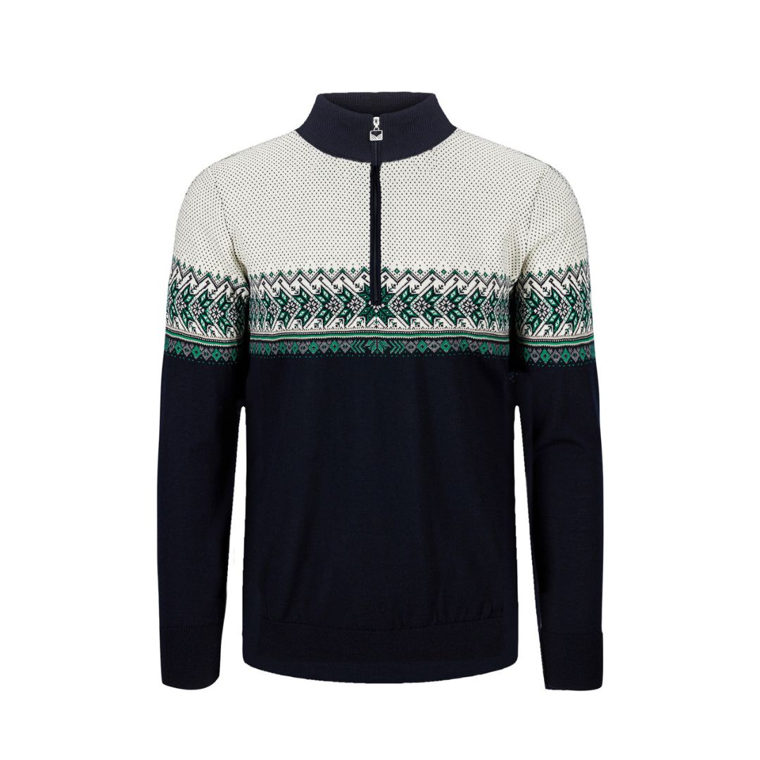 "Hovden heren trui in lichtgewicht stof met tijdloos patroon en elegante look, ideaal voor elke gelegenheid."
