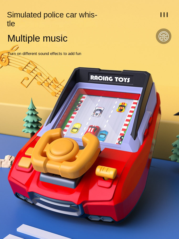 "Interactief kinderspeelgoed, draaiend platform met geprinte auto's, bevordert motorische vaardigheden en fantasie"