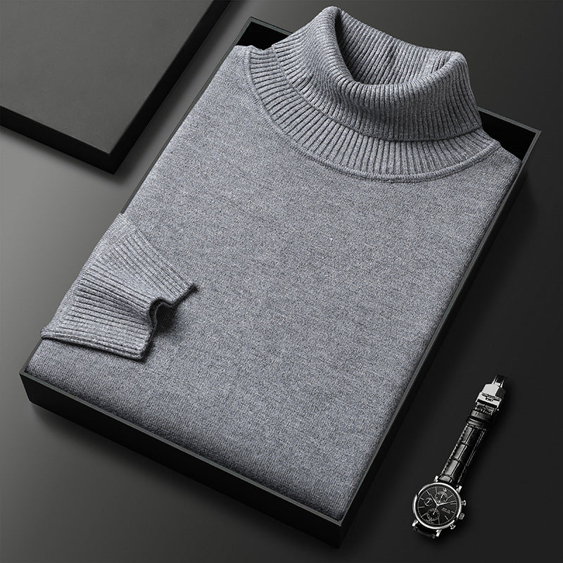 "Kasjmier coltrui heren, slank en stijlvol ontwerp met hoge col voor luxe winterlooks, in zachte beige tint."