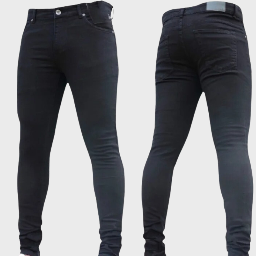 "Lichtblauwe heren skinny jeans, slank ontwerp voor comfort en stijl, ideaal voor casual en semi-formele gelegenheden."