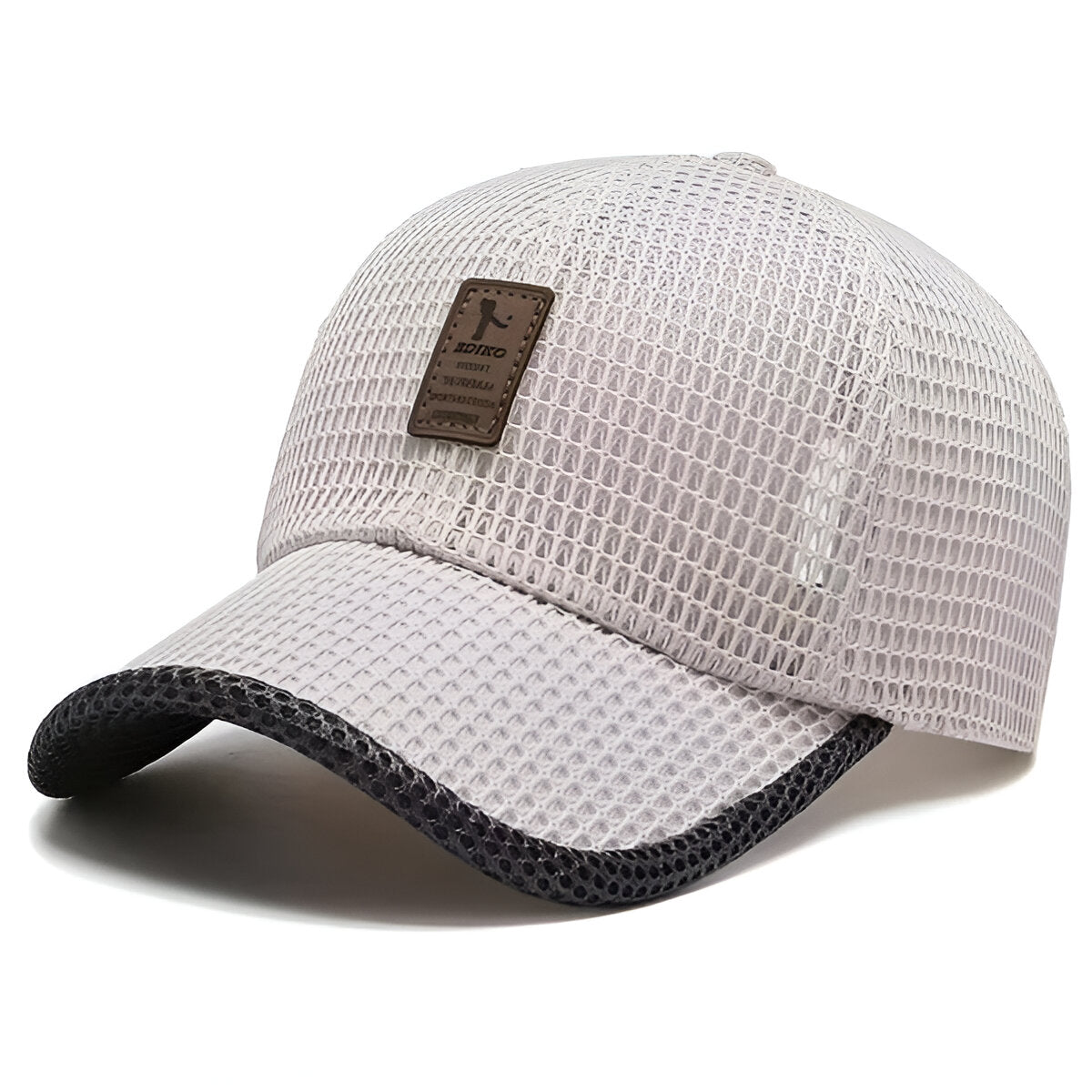 "Lichtgewicht mesh sport cap, verstelbaar, ademend en sneldrogend, ideaal voor actieve outdoor activiteiten."