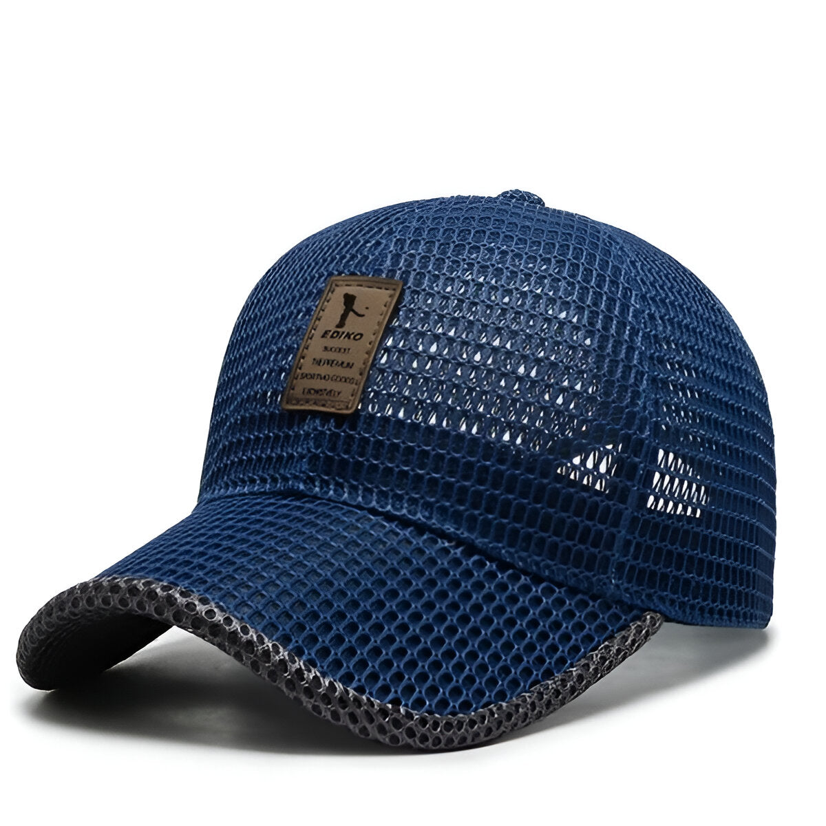 "Lichtgewicht mesh sport cap, verstelbaar, ademend en sneldrogend, ideaal voor actieve outdoor activiteiten."