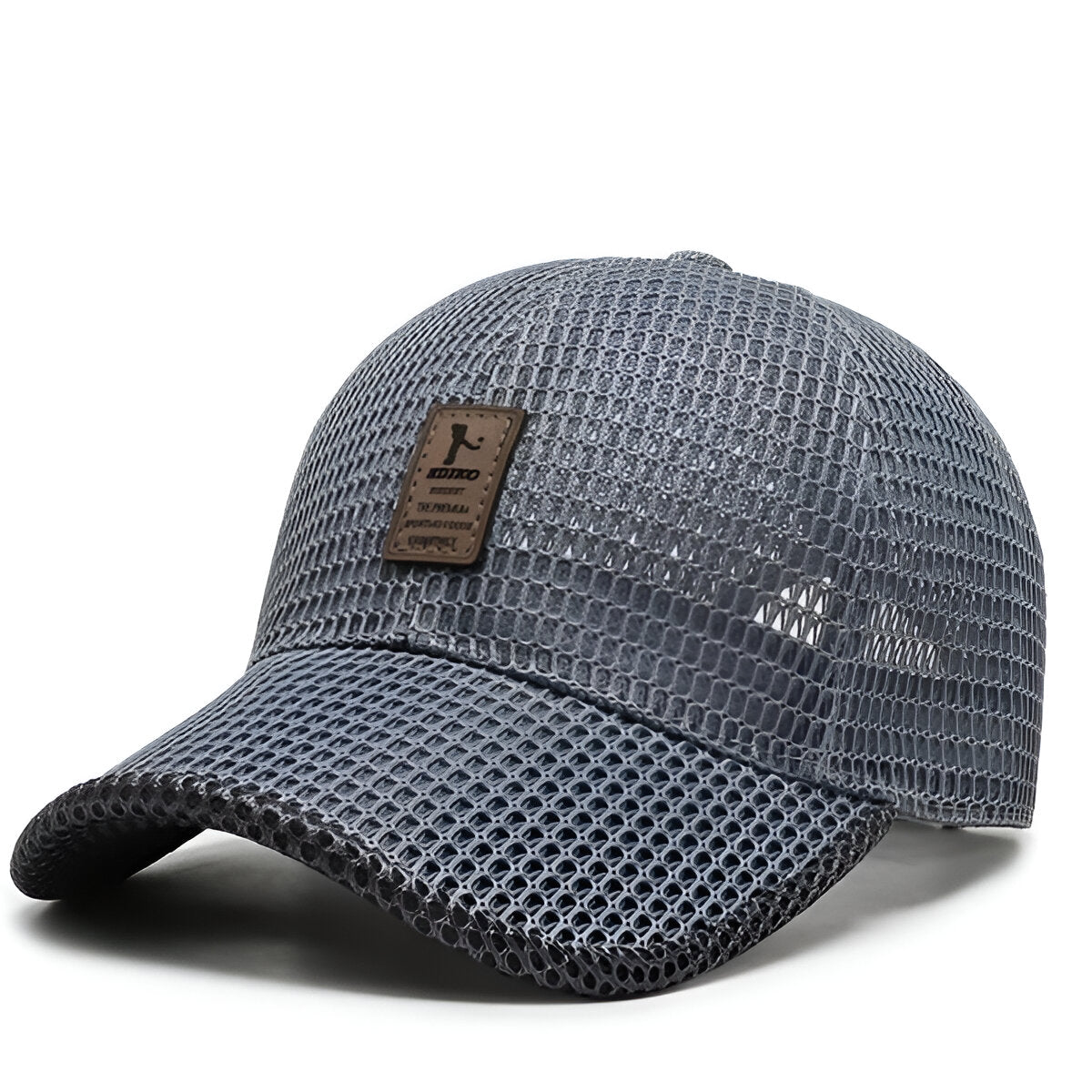 "Lichtgewicht mesh sport cap, verstelbaar, ademend en sneldrogend, ideaal voor actieve outdoor activiteiten."