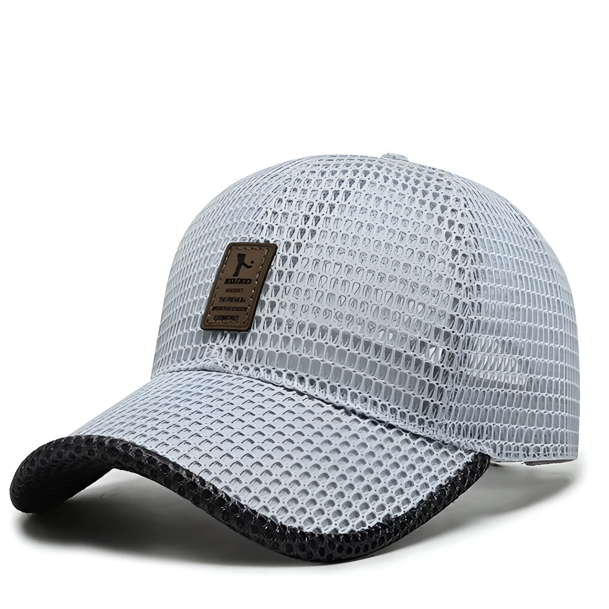 "Lichtgewicht mesh sport cap, verstelbaar, ademend en sneldrogend, ideaal voor actieve outdoor activiteiten."