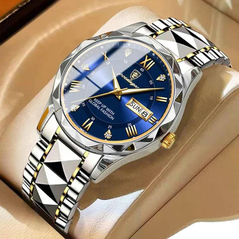 Luxe herenhorloge, Zwitsers uurwerk, elegant design. Diverse kleuren, stijlvolle aanvulling voor elke gelegenheid.