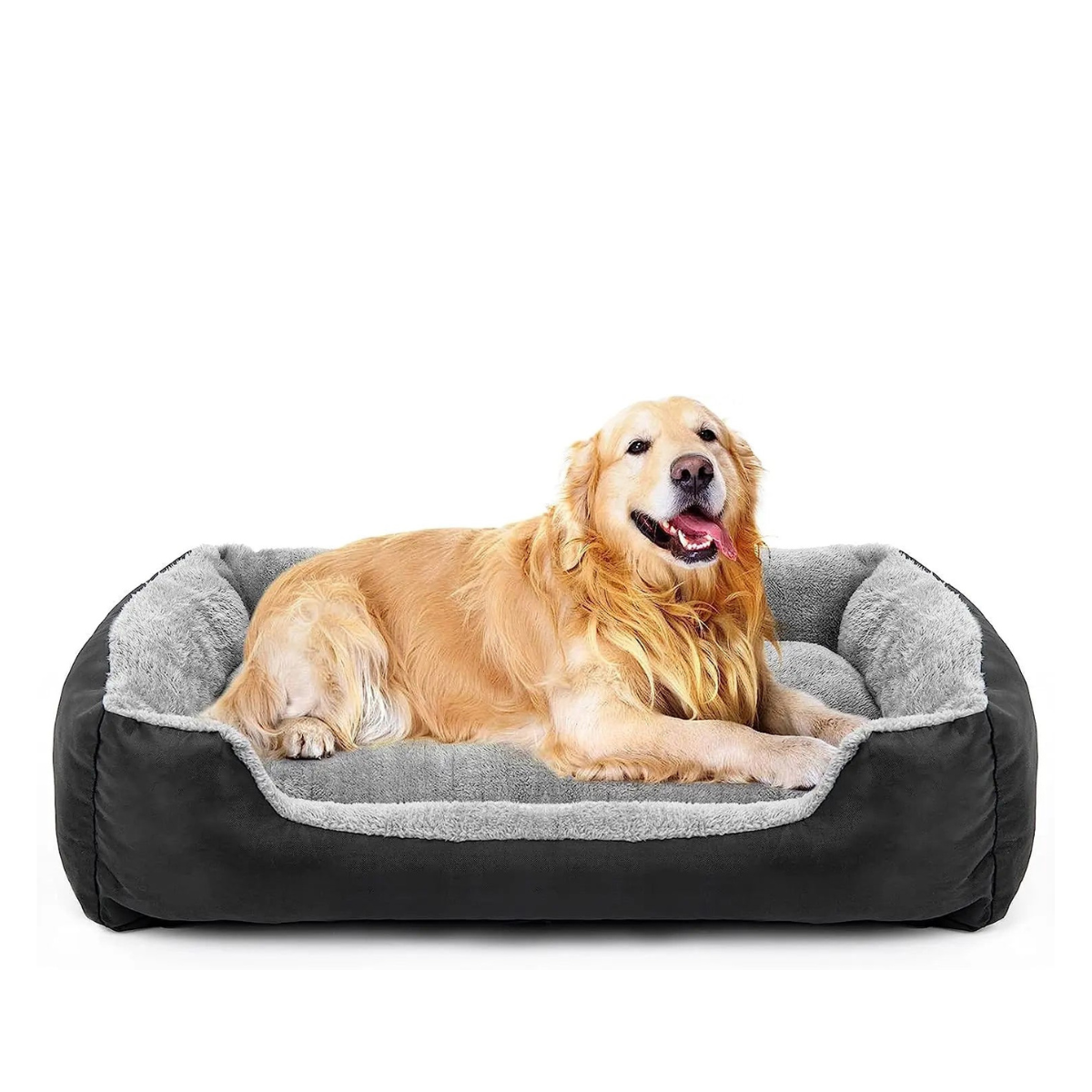 Luxe orthopedische hondenmand ComfortNest, ademend textiel, verlicht gewrichtspijn, wasbaar, duurzaam design.
