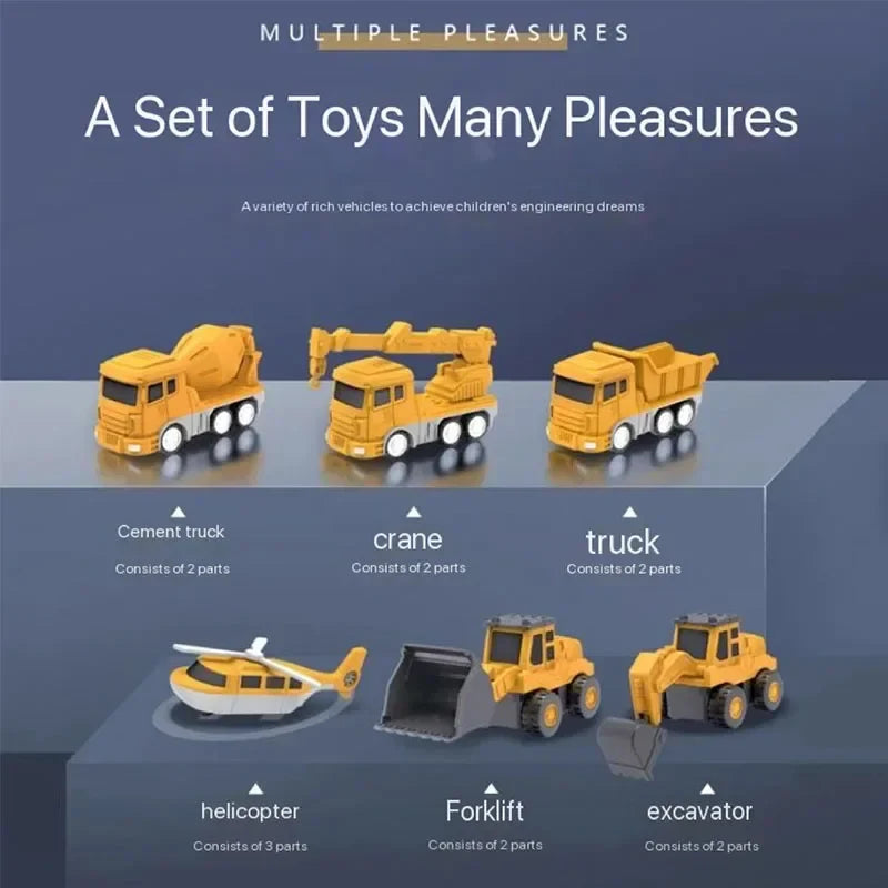 "Magische speelgoedtruck die transformeert in robot, kleurrijk design, duurzaam ABS-materiaal voor creatieve kinderen."
