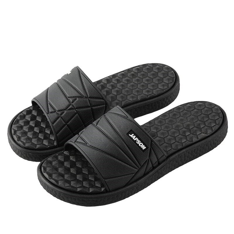 "Orthopedische pantoffels voor mannen met ademend materiaal, trendy design en orthopedisch voetbed voor optimaal comfort."