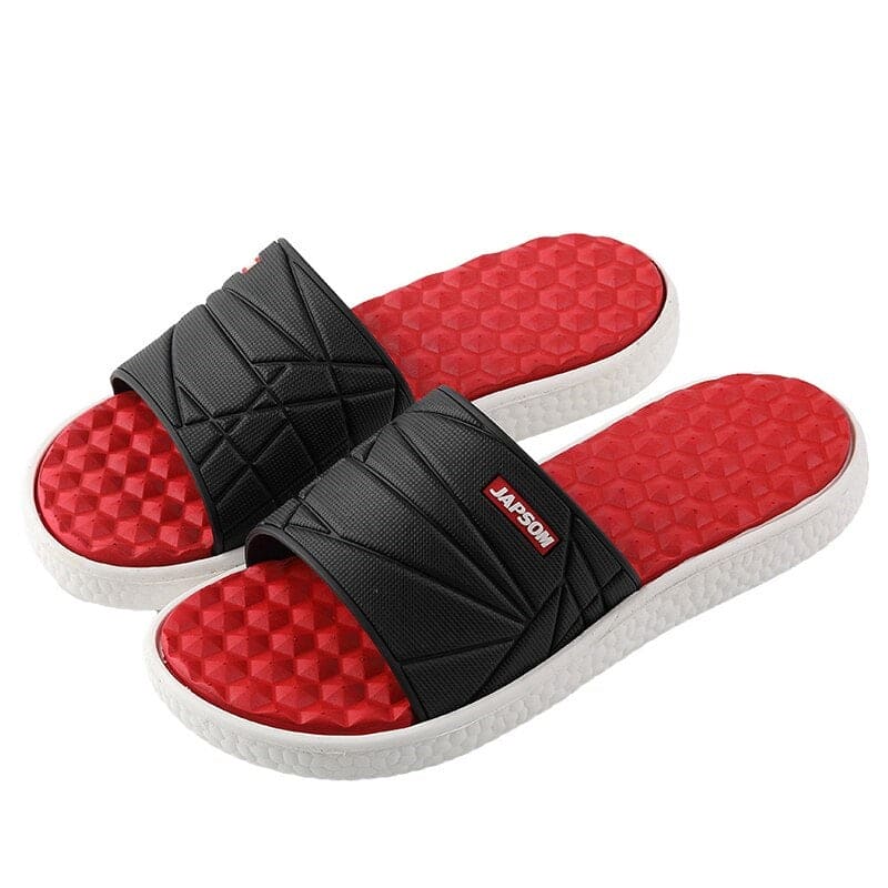 "Orthopedische pantoffels voor mannen met ademend materiaal, trendy design en orthopedisch voetbed voor optimaal comfort."