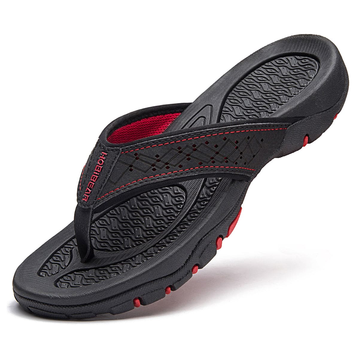 "Orthopedische pantoffels voor mannen met ademend materiaal, trendy design en orthopedisch voetbed voor optimaal comfort."