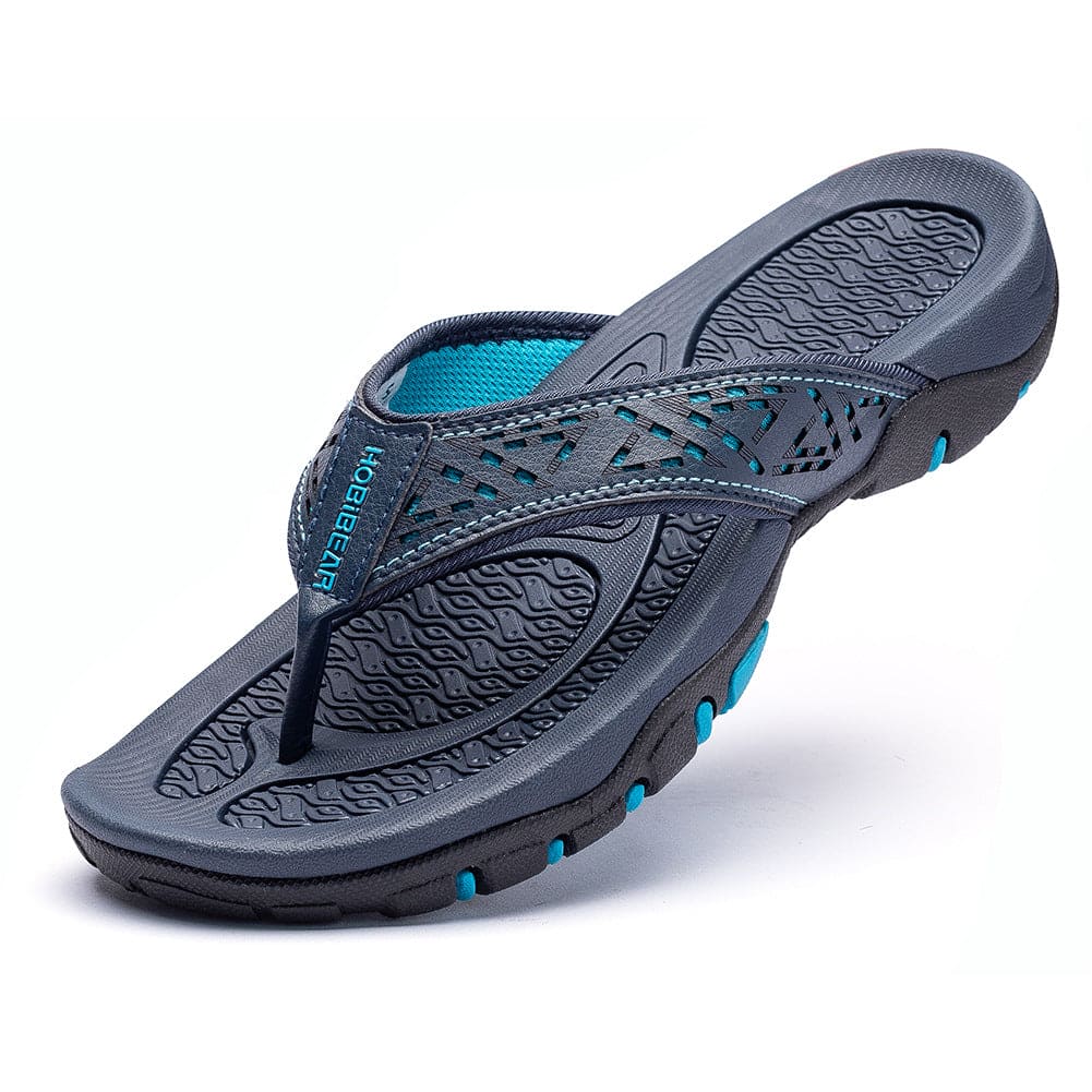 "Orthopedische pantoffels voor mannen met ademend materiaal, trendy design en orthopedisch voetbed voor optimaal comfort."