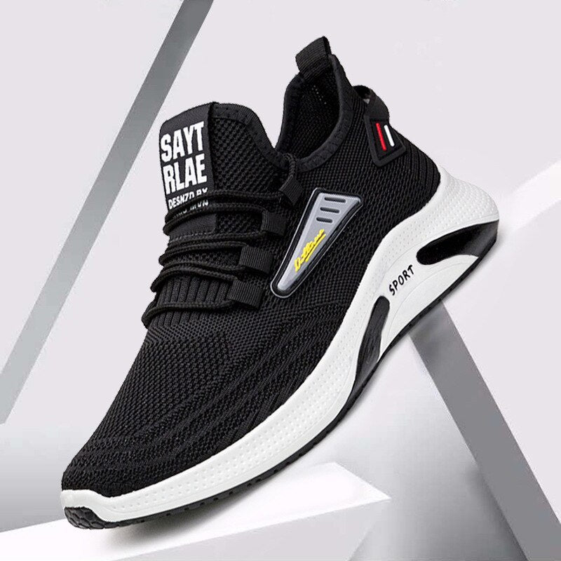 Orthopedische sportschoenen voor heren, stijlvol ontwerp, honingraatvoetbed, ademende mesh, ideaal voor dagelijks gebruik.