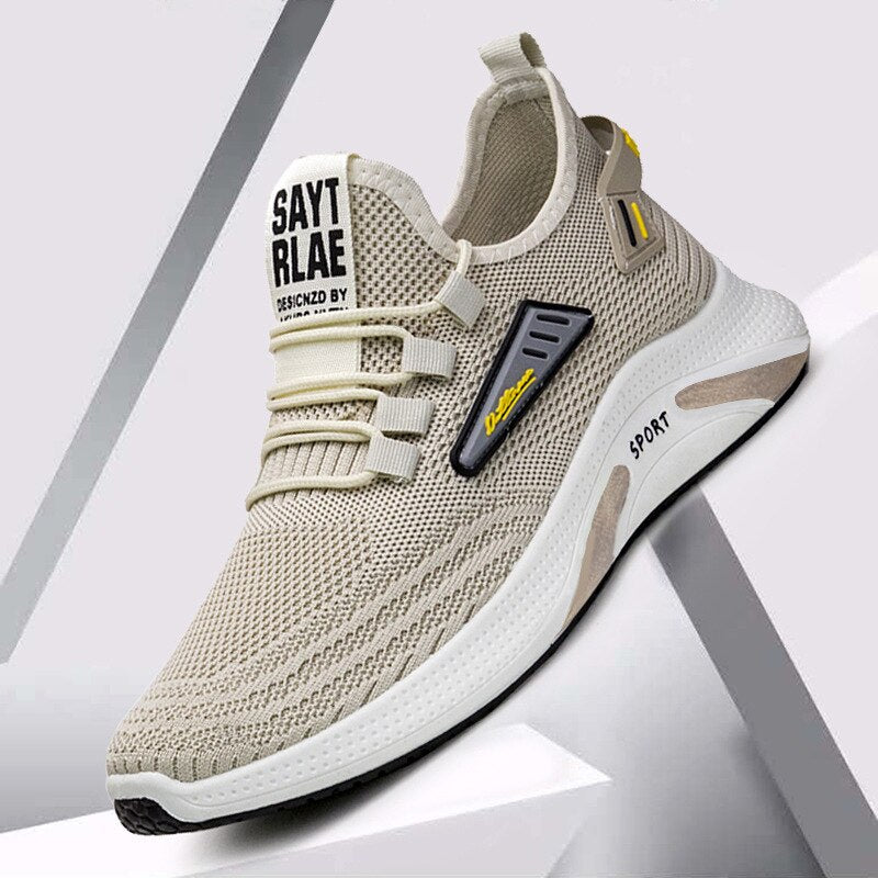 Orthopedische sportschoenen voor heren, stijlvol ontwerp, honingraatvoetbed, ademende mesh, ideaal voor dagelijks gebruik.