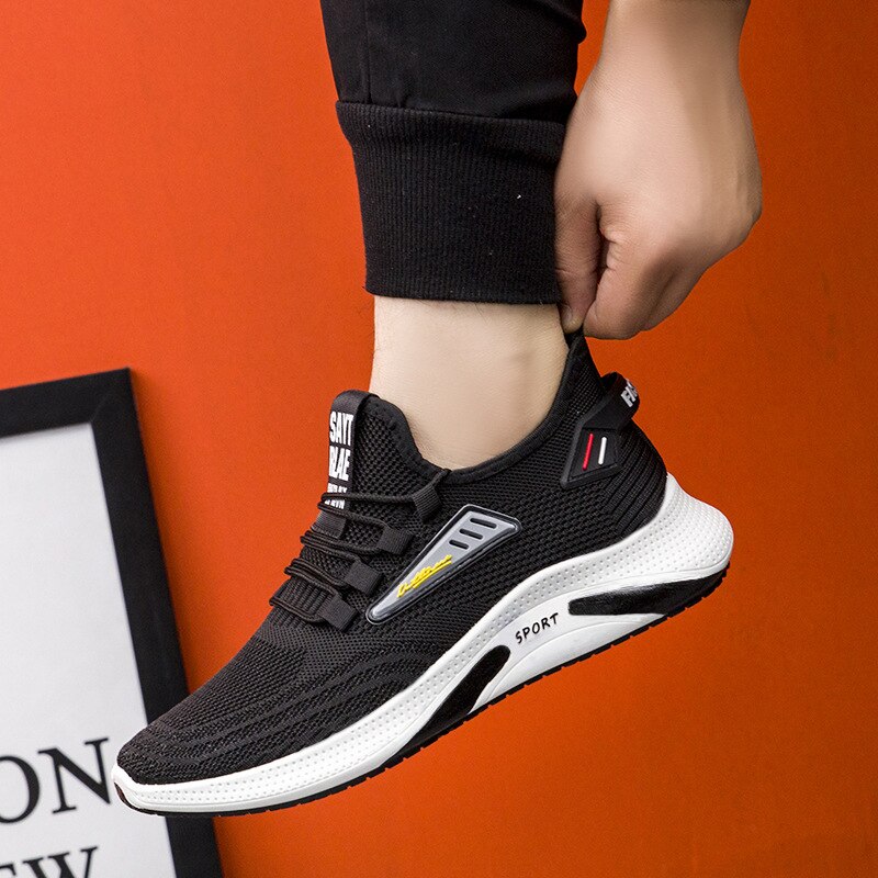 Orthopedische sportschoenen voor heren, stijlvol ontwerp, honingraatvoetbed, ademende mesh, ideaal voor dagelijks gebruik.