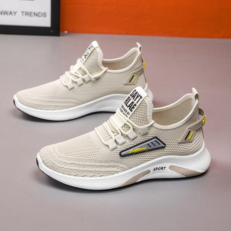 Orthopedische sportschoenen voor heren, stijlvol ontwerp, honingraatvoetbed, ademende mesh, ideaal voor dagelijks gebruik.