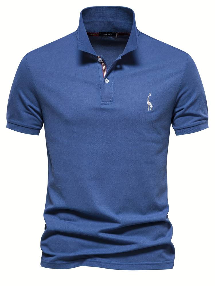 "Stijlvol heren poloshirt, elegant en comfortabel, perfecte pasvorm, ontworpen voor veelzijdige looks in elke outfit."