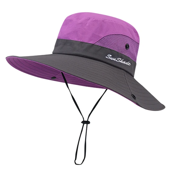Stijlvolle dameshoed, UV-bescherming, brede rand, lichtgewicht, ademend, ideaal voor zonnige dagen en veelzijdige outfits.