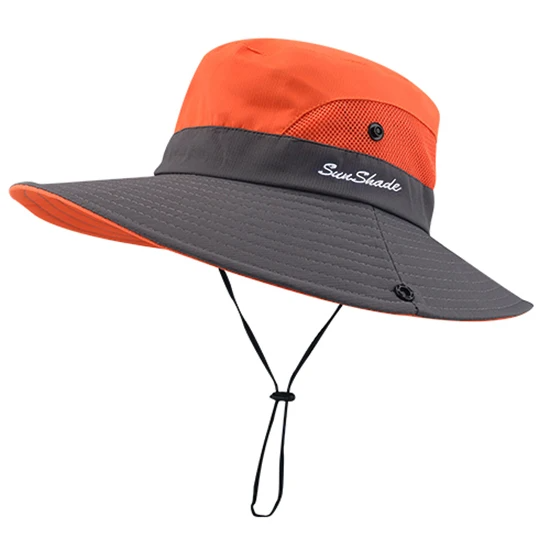 Stijlvolle dameshoed, UV-bescherming, brede rand, lichtgewicht, ademend, ideaal voor zonnige dagen en veelzijdige outfits.