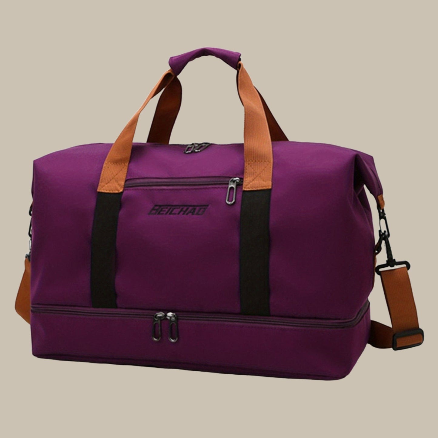 "Stijlvolle heren DuffelBag met ruime capaciteit, robuust ontwerp, verstelbare schouderriem, beschikbaar in diverse kleuren."