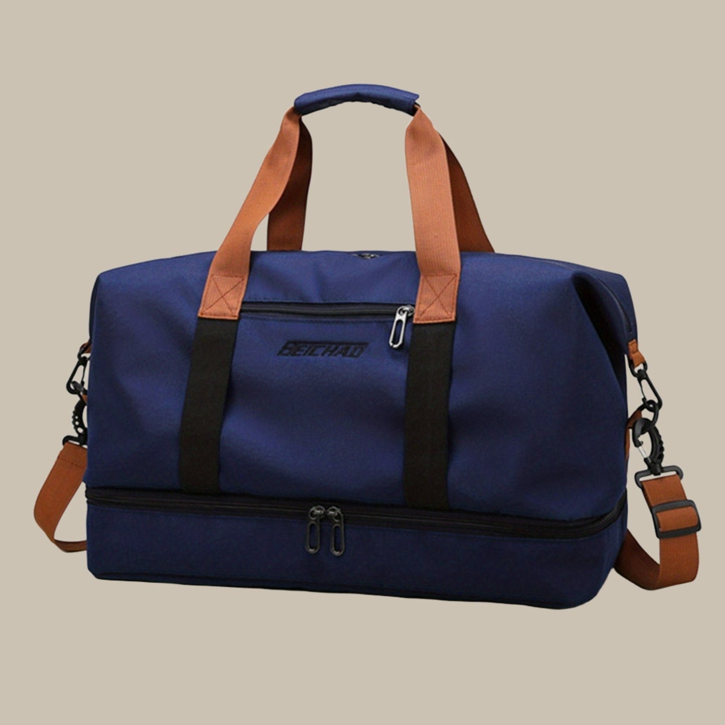 "Stijlvolle heren DuffelBag met ruime capaciteit, robuust ontwerp, verstelbare schouderriem, beschikbaar in diverse kleuren."
