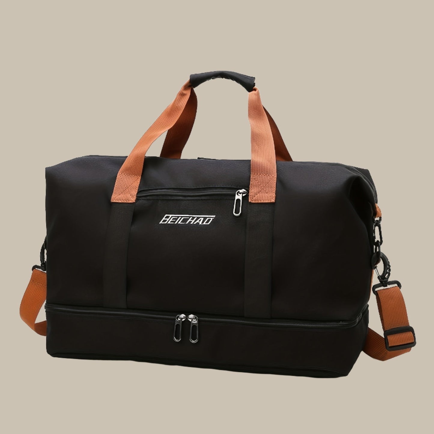 "Stijlvolle heren DuffelBag met ruime capaciteit, robuust ontwerp, verstelbare schouderriem, beschikbaar in diverse kleuren."