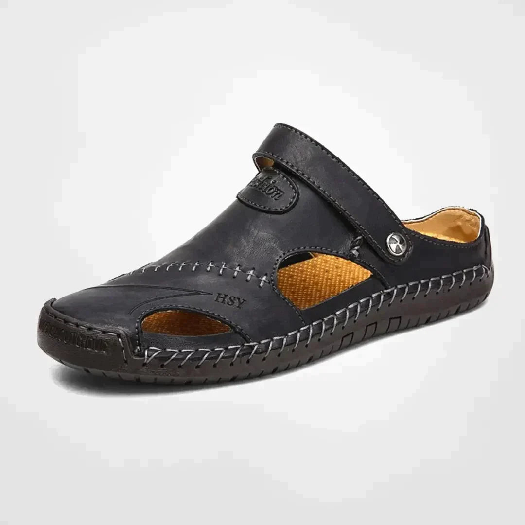 "Stijlvolle orthopedische leren sandalen voor dagelijks comfort, elegant design en hoogwaardige materialen"