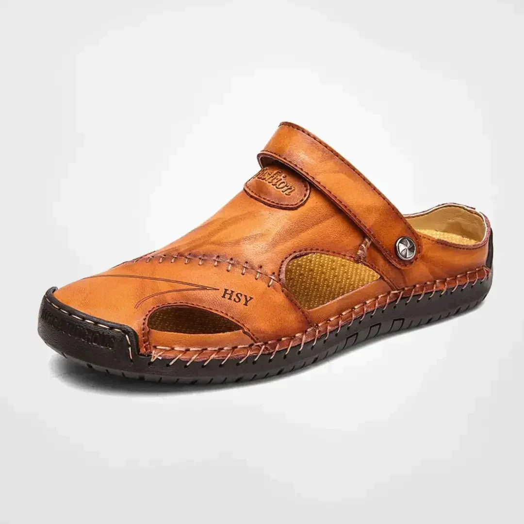 "Stijlvolle orthopedische leren sandalen voor dagelijks comfort, elegant design en hoogwaardige materialen"