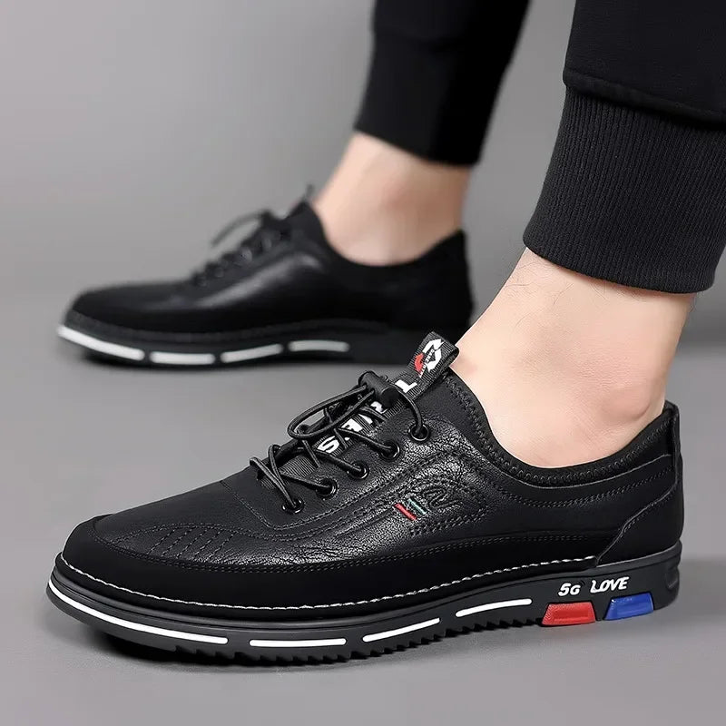 Stijlvolle Oxford herenschoenen in luxe leer, elegant ontwerp, bruine kleur, gewatteerde binnenzool voor comfort.