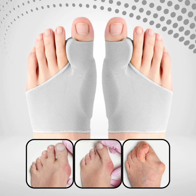 Teenseparator gelpad voor voetpijn met zachte gel, biedt comfort en steun voor bunions. Discreet, duurzaam en veelzijdig.