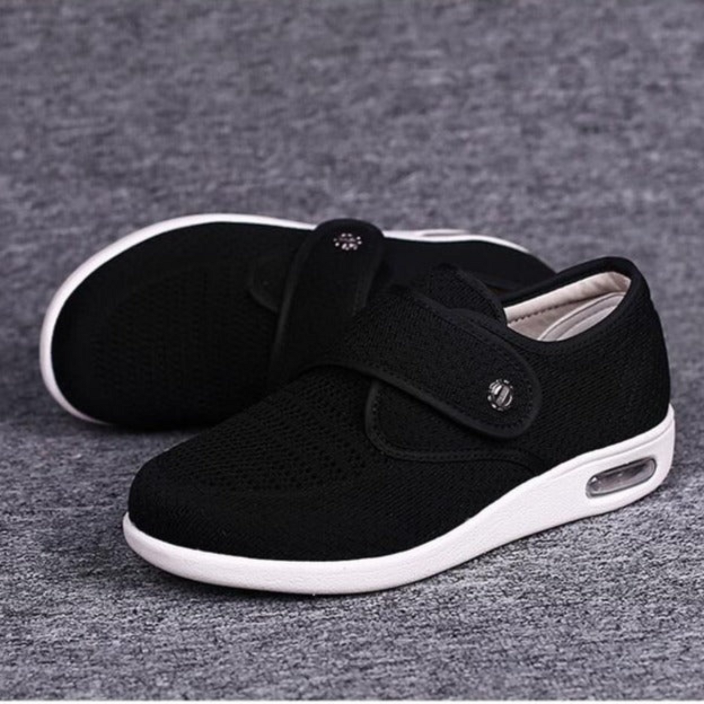 "Trendy brede diabetische schoenen met zachte binnenzool, ideaal voor gevoelige voeten en stijlvol, geschikt voor elke outfit