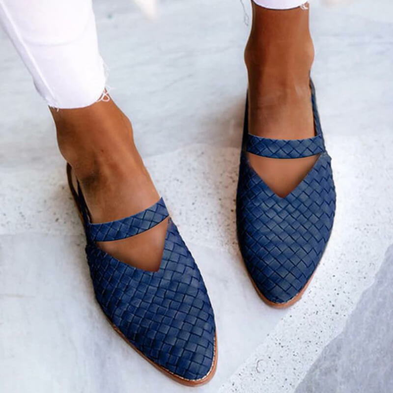 "Trendy dames sandalen, stijlvol en comfortabel, blauw, groen of rood, met zachte inlegzool en ergonomisch ontwerp."