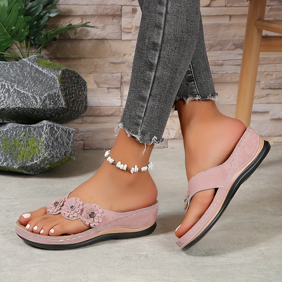 "Trendy orthopedische sandalen dames, blauw synthetisch leer, verstelbare bandjes, ergonomisch voetbed, slipbestendige zolen.