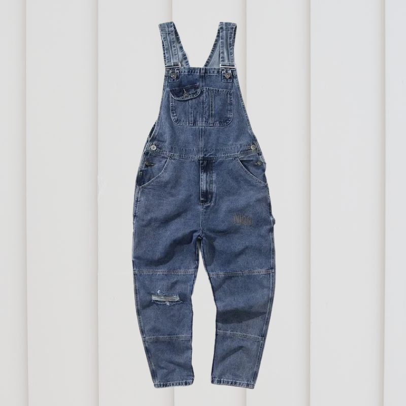 "Tuin dungarees in groen, verstelbare schouderbanden, comfortabel en ademend materiaal, ideaal voor dagelijks tuinieren."