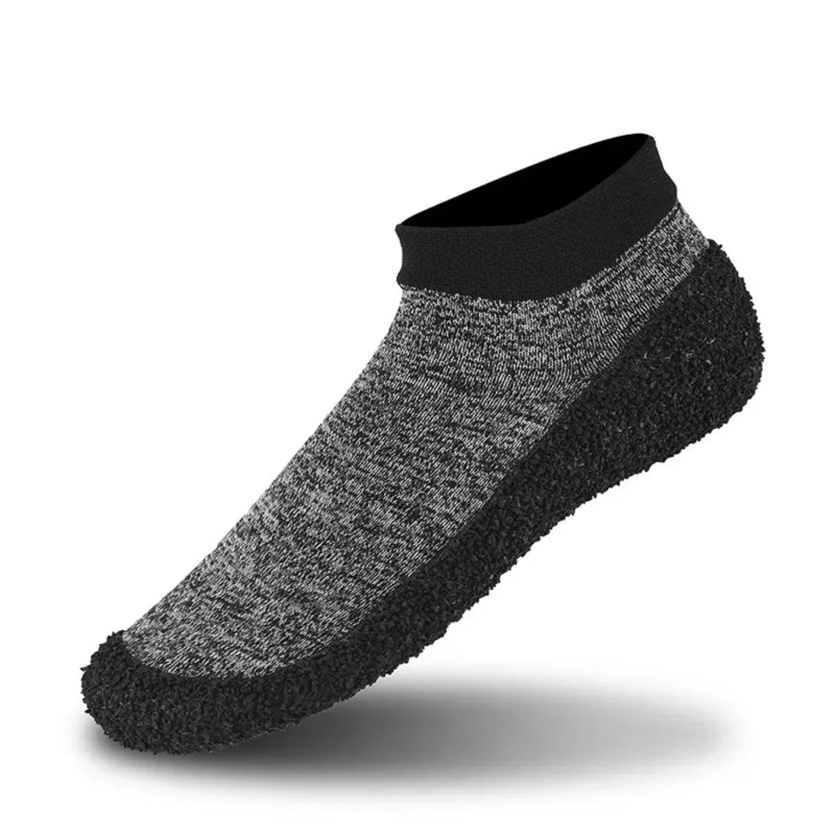 "Vrouwelijke schoensokken in grijs tinten, lichtgewicht en ademend, voor comfort bij wandelen, rennen of ontspannen."