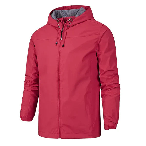Waterdichte jas voor dames in zwart, stijlvol en veelzijdig, perfect voor regenachtige dagen en winderige omstandigheden.