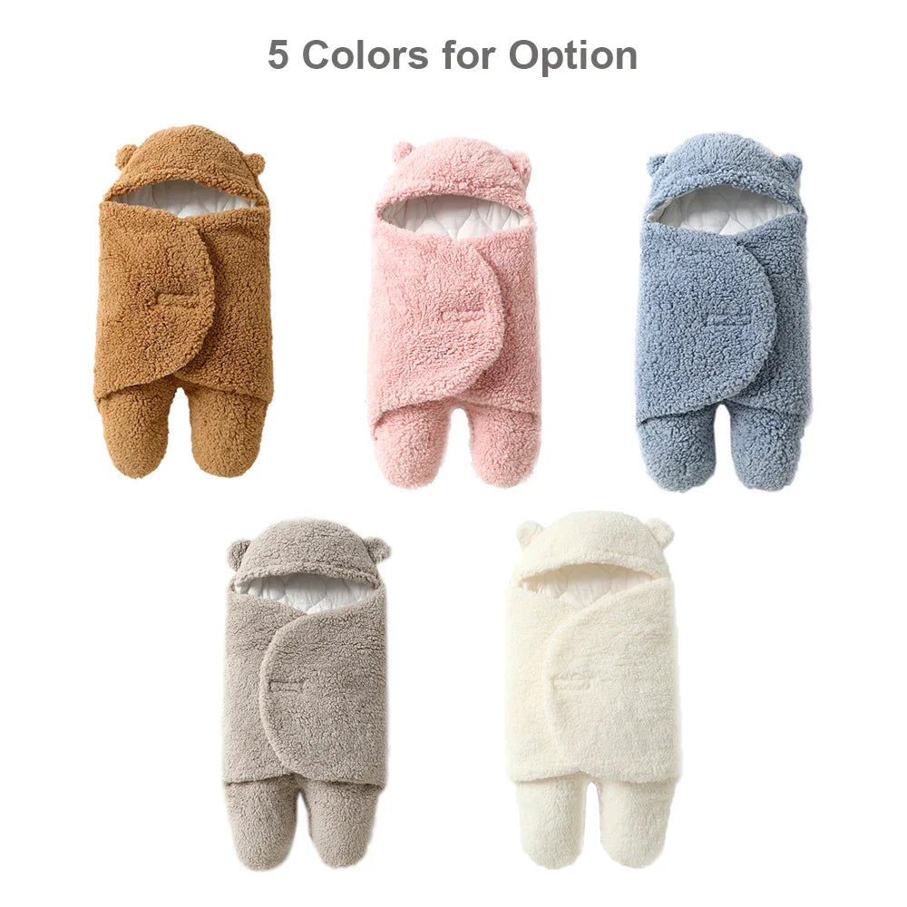 "Zachte babydeken met knusse textuur, perfect voor koude dagen, ultrazacht en veilig voor baby's comfort."