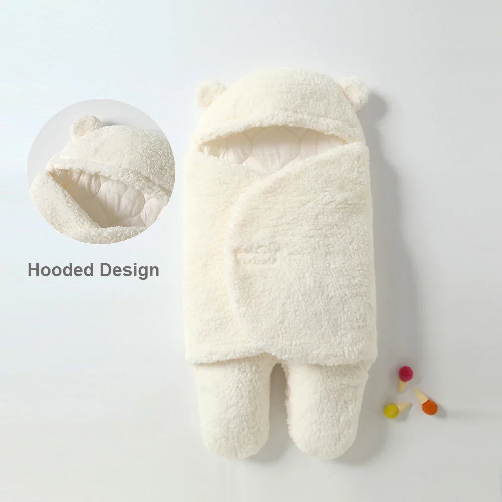 "Zachte babydeken met knusse textuur, perfect voor koude dagen, ultrazacht en veilig voor baby's comfort."
