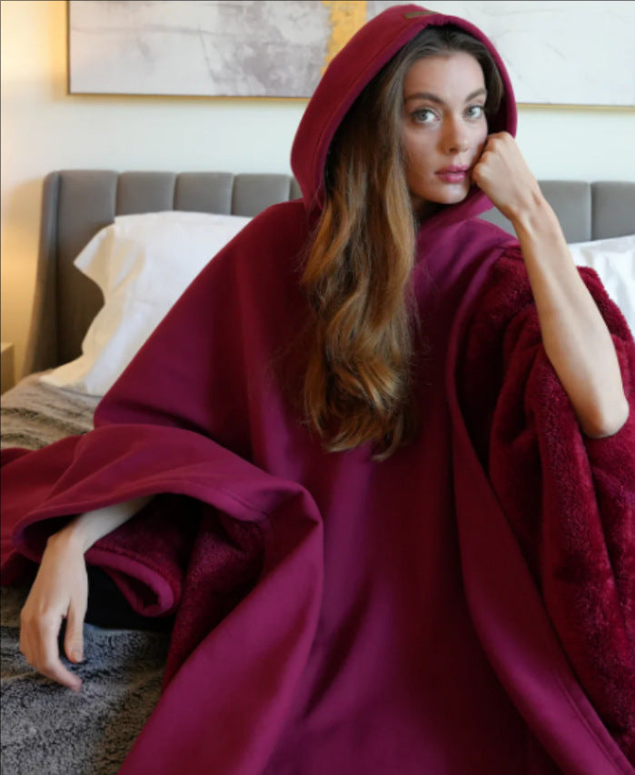 "Zachte oversized hoodie blanket, zijdezachte stof, ademend en warm, beschikbaar in diverse kleuren voor ultiem comfort thuis