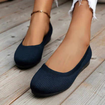 "Ballerina schoenen dames, antislip, elegant design, comfortabele pasvorm, ademend materiaal, ideaal voor dagelijks gebruik."